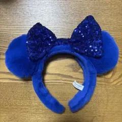 ミッキー耳カチューシャ 青