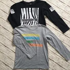 ロングTシャツ  キッズ 2枚セット