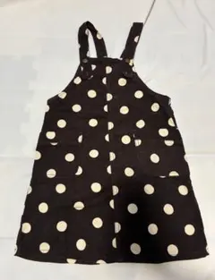 バースデイ テータテート 水玉ジャンバースカート 110cm