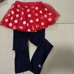 BABYDOLL 赤いドット柄 スカートズボン130