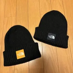 THE NORTH FACE ブラックニット帽 2点セット