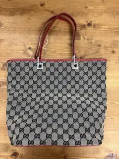 グッチ A4可 GGキャンバス トートバッグ 赤 002 1098 4025 グッチ A4可 GGキャンバス トートバッグ 赤 002 1098 4025 - メルカリ