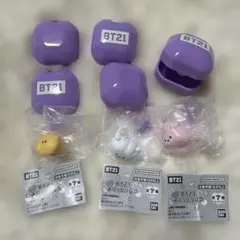 BT21 ぷくっとリング カプセルトイガチャ RJ SHOOKY COOKY