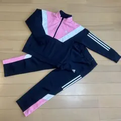 adidas ジャージ上下セット ピンク/ネイビー