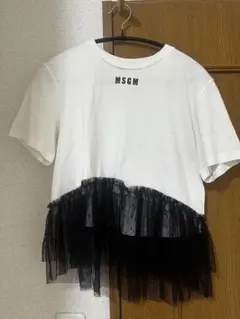MSGM チュール切り替えTシャツのサムネイル