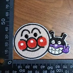 [匿名発送] アンパンマン　バイキンマン　ワッペン　アップリケ