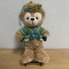 「ハピエストセレブレーション」　ダッフィー　ぬいぐるみバッジ