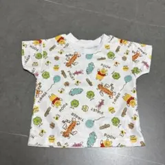くまのプーさん 総柄メッシュTシャツ 90cmのサムネイル