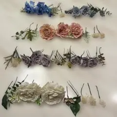 成人式　卒業式　造花　髪飾り　1セット500円