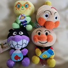 アンパンマン ぬいぐるみ 4体セット