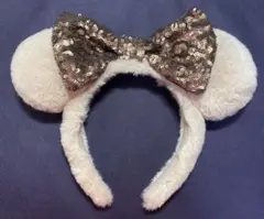 東京ディズニーリゾート　カチューシャ　スパンコールリボン付き