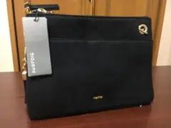 PARFOIS(パルフォア)黒　スエード　ショルダーバッグ