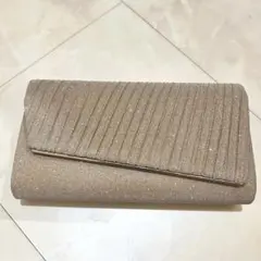 結婚式　フォーマル　2wayバッグ　シャンパンゴールド