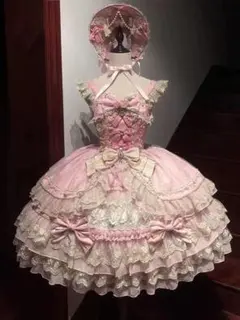 ANDROMEO ピンク アンドロミオ ロリィタ ジャンスカ JSK 豪華絢爛