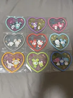 【新品未開封】TWICE サンリオ　クリアラバーコースター　全種コンプセット