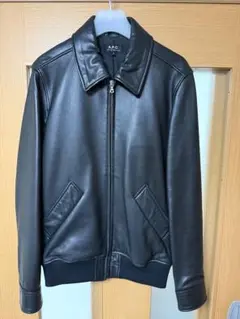 A.P.C. ブラックレザージャケット A.P.C. / アーペーセー | レザーブルゾン - Black | 通販 - 正規