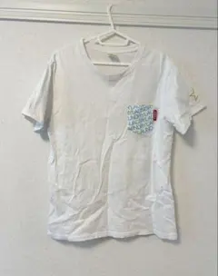 【Laundry】ポケット付き Tシャツ ホワイト Mサイズ 綿100%のサムネイル