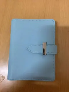 水色 合成皮革 手帳 B7サイズ