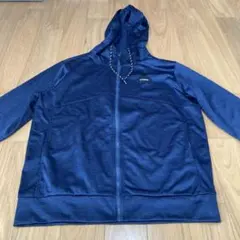 Kaeppa フード付きネイビージャージジャケット