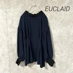 EUCLAID バイカラーリボンブラウスのサムネイル