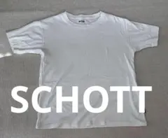 ショットSCHOTT Lホワイト　無地　半袖Tシャツのサムネイル