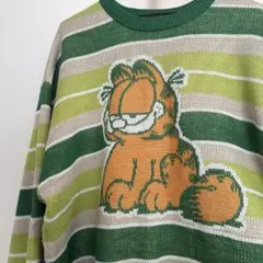 ガーフィールド刺繍セーター Lサイズ
