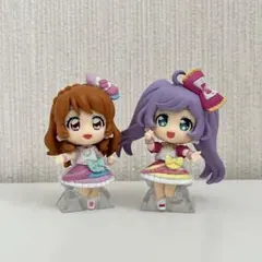 アイカツ プリパラ ガチャ あそーと A賞 フィギュア 大空あかり 真中らぁらのサムネイル