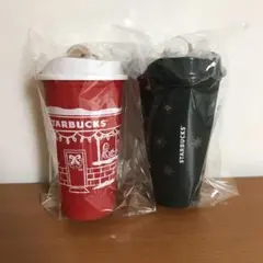 新品未開封　2種セット　スタバ2025ホリデー　リユーザブルカップ＆ベアリスタ