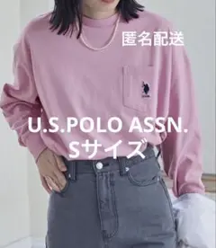 U.S.POLO ASSN. 袖ボリュームロングTシャツ　Sサイズ
