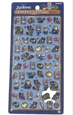 【正規品】サンスター文具 ボンボンドロップシールmini ズートピア