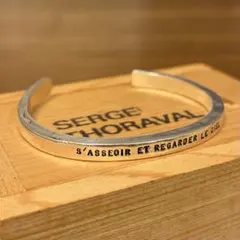 SERGE THORAVAL　座って空を　シルバー　バングル　ブレスレット