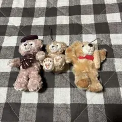 ディズニー ぬいぐるみストラップ 3体セット