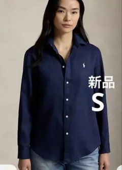 POLO RALPH LAUREN(ポロラルフローレン)：リネンシャツ　長袖麻のサムネイル