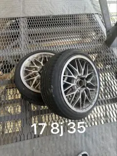 17インチ 8J +35 メッシュホイール 2本セットのサムネイル