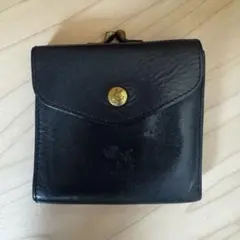 【値下げしました】IL BISONTE 二つ折財布（ネイビー）