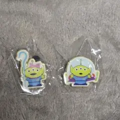 東京ディズニーリゾート　トイ・ストーリー　エイリアン ピンバッジ 2個セット