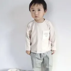 【新品未使用】CLOUDY FINE LATER ロゴポケット長袖 Tシャツ