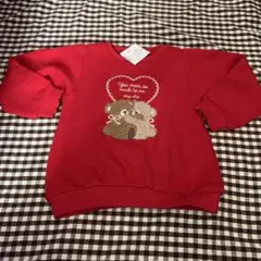 新品未使用タグ付き　スラップスリップ　サイズ110 刺繍トレーナー　お値下げ