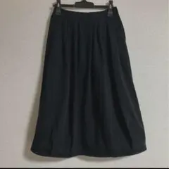 無印良品　オーガニックコットン　ストレッチ　チノイージーバルーンスカート　M