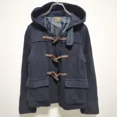 E1802 チャオパニック　ダッフルコート　ネイビー　アウター　ウール