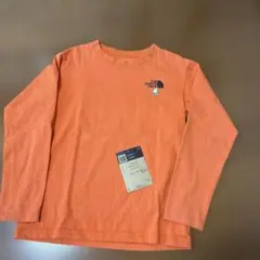 THE NORTH FACE 長袖カットソー オレンジ　知床　トコさん 140
