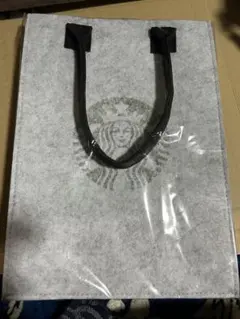 海外　スタバックストートバッグ　ハンドバッグ秋冬用　グレー色