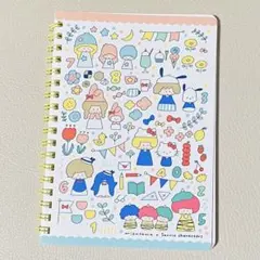 ⁠ 미사용 mizutama × 산리오 コラボ Wリングノート B6⁠