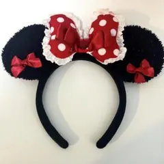 ミニー カチューシャ ディズニー ミニーマウス リボン