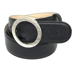 BVLGARI レザー ベルト 黒 メンズ aq12846のサムネイル