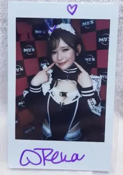 E-girls 直筆 サイン 入り ポラロイド ポラ チェキ 当選品 鷲尾伶菜