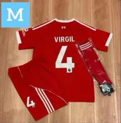 【正規品/新品未使用】リヴァプールFC ジャージ（ホーム） #4ファンダイク キッズフィルジル・ファン・ダイク#4レッド ホワイトホームシャツ2025