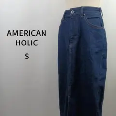 AMERICAN HOLIC　デニムロングスカート　S　インディゴ