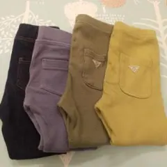 難あり　男の子　100 110 長ズボン4本セット　ブリーズ　西松屋スパッツ