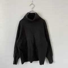 UNIQLO ￼黒 タートルネック セーター ニット ブラック M